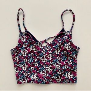 Hollister Floral Crop Top